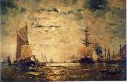 unknow artist Seascape, boats, ships and warships. 76 china oil painting artist